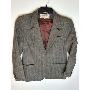 Casa De Lana Blazer Women 11/12 Uruguay 100% Virgin Wool Career